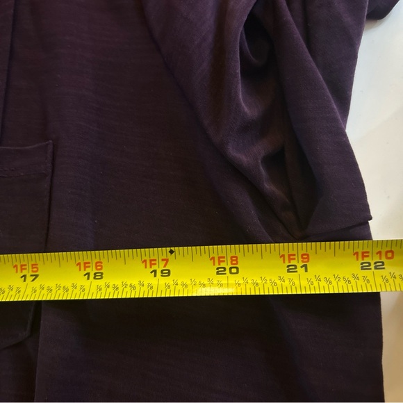 Chic Purple Women's Blouse size 2X stretch - Picture 5 of 6